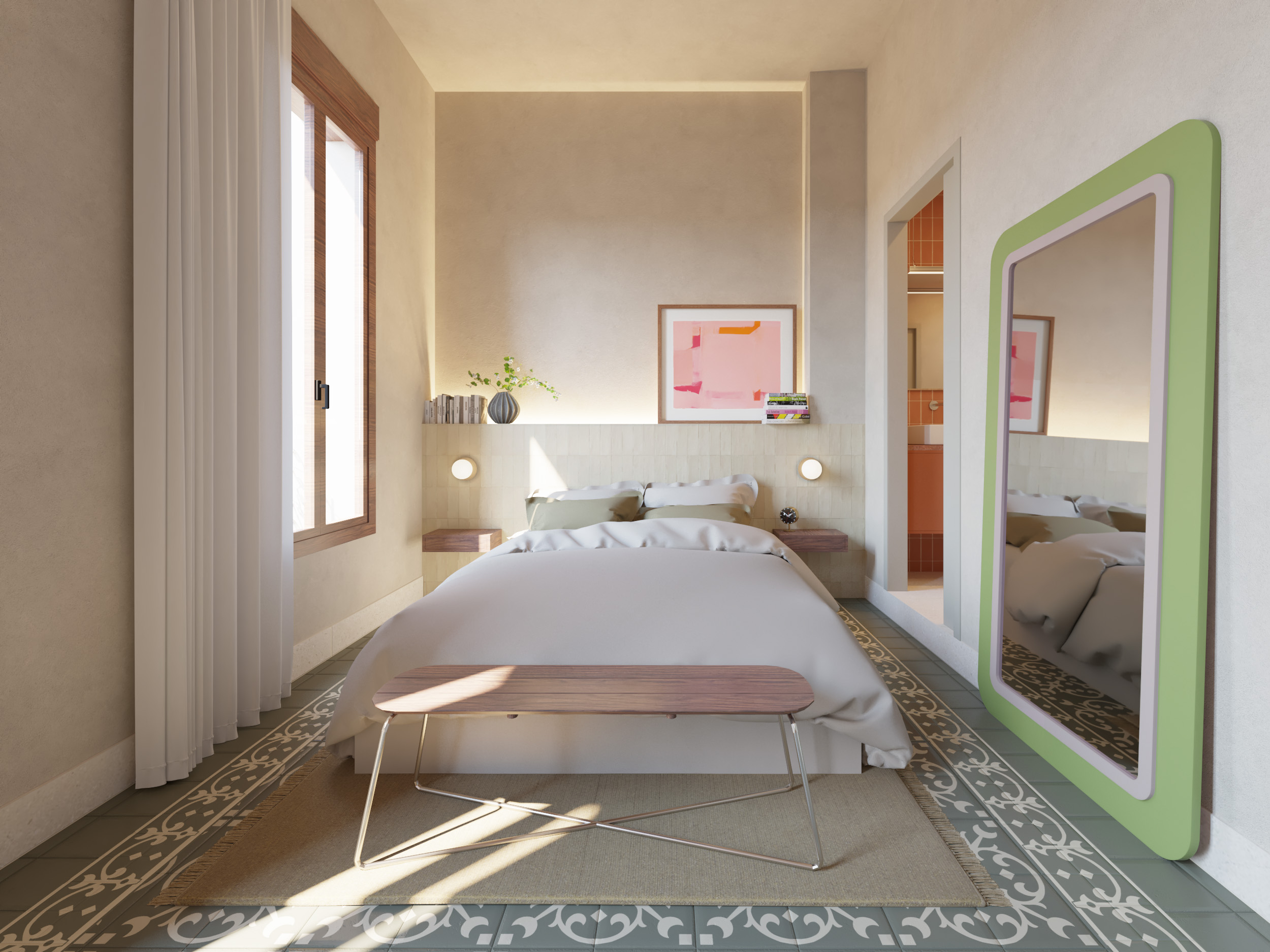 habitación casa escaleta